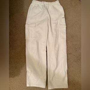 Aritzia White Cargo Pants
